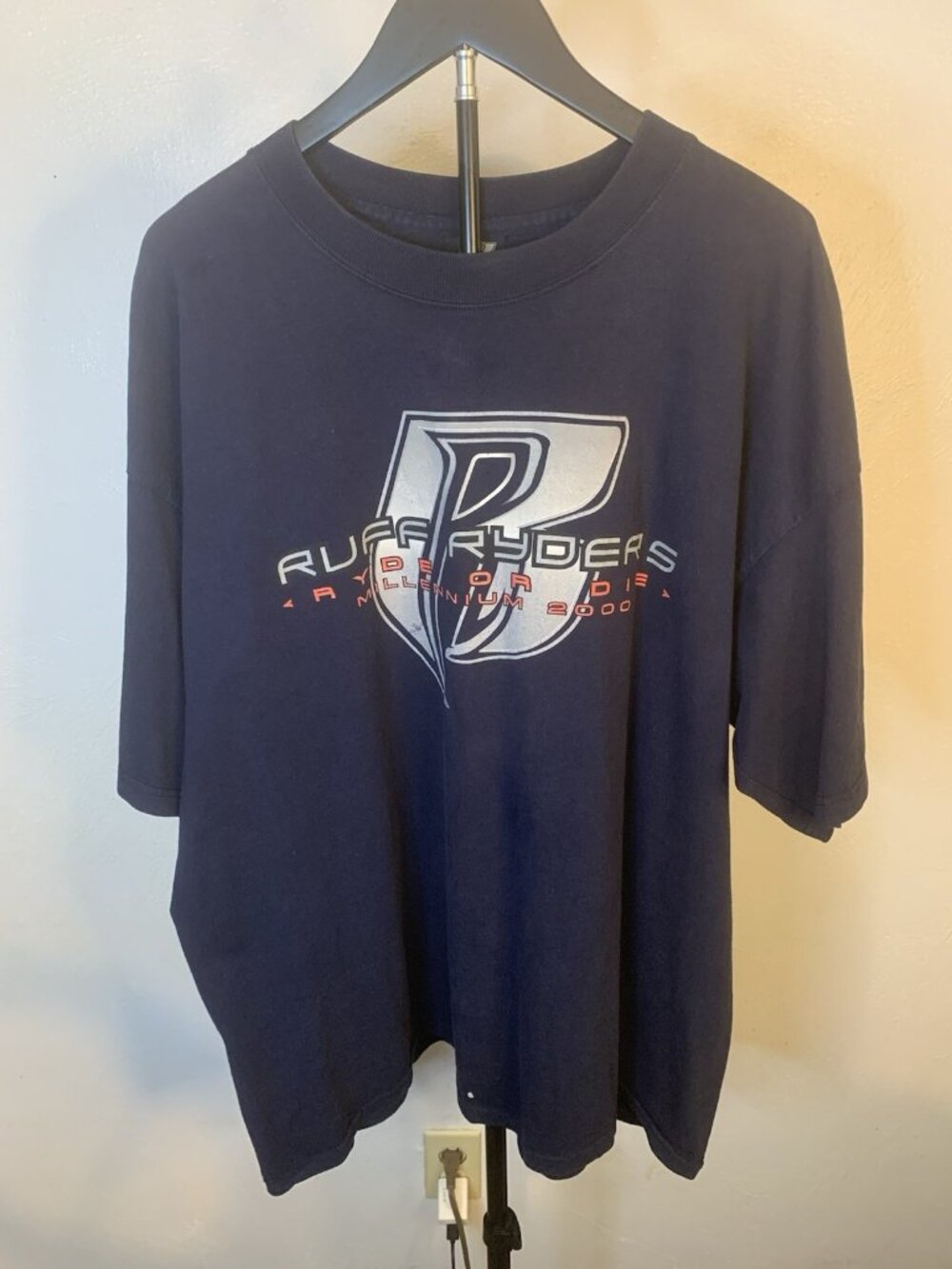 Vintage Ruff Ryders T Shirt XXL Ryde Or Die Millennium 2000 DMX Hip Hop USA Made